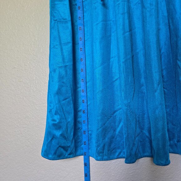 NWT Kayser Blue Maxi Slip Dress - Picture 9 of 9